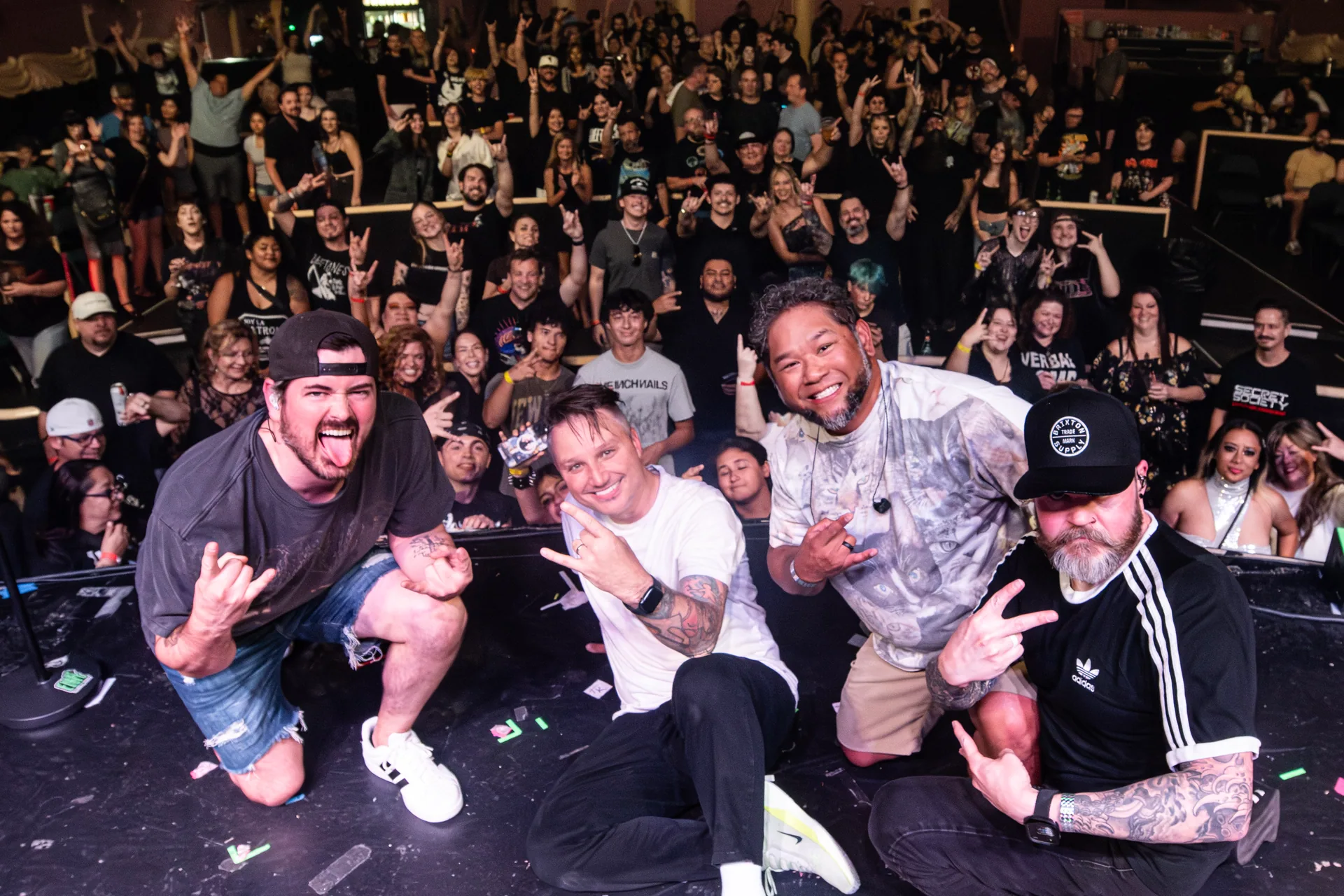 Elite with the Granada Theatre crowd after the show